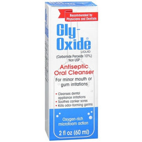 Gly-Oxide Liquid Antiseptic Oral Cleanser 2 oz (Pack of 3)