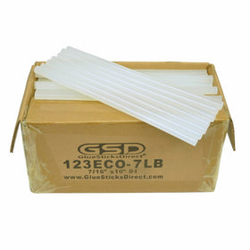 Economy Hot Melt Glue Sticks 7/16" X 10" 125 Sticks 7 lbs bulk