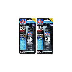 Permatex 82180 Ultra Black Maximum Oil Resistance RTV Silicone Gasket Maker, 3.35 oz. Tube, 2 Pack