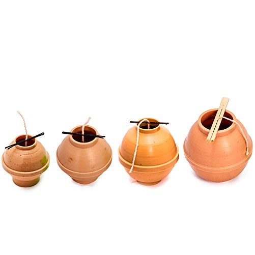 Candle Shop - Candle Molds set (4 Balls) - 60 ft. of wick included as a gift - Plastic candle molds for making candles