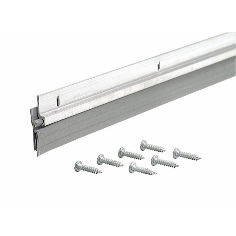 M-D Building Products 5090 Triple Fin Door Sweep DV-1, 36-Inch, Silver