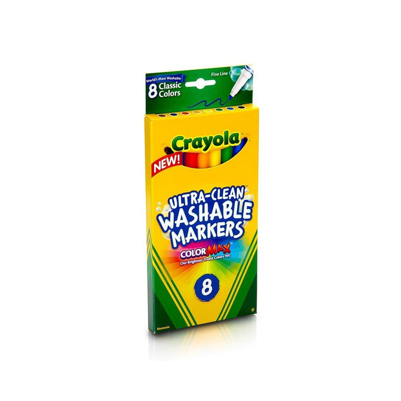 Crayola 8ct Washable Markers Fine