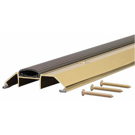 M-D Building Products 9365 Premium High Threshold with Vinyl Seal AP 118, 36 Inches, Brite Gold