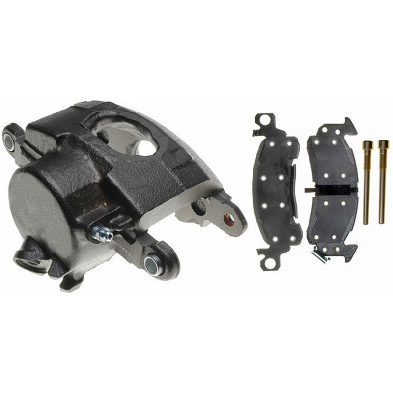 ACDelco 18R624 Professional Front Driver Side Disc Brake Caliper Assembly with Pads (Loaded), Remanufactured