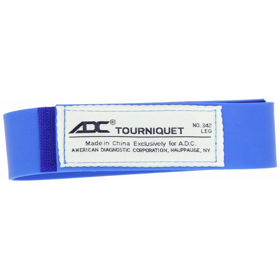 ADC 342 Leg Tourniquet Medical Accessory with Adjustable Fastener, Blue