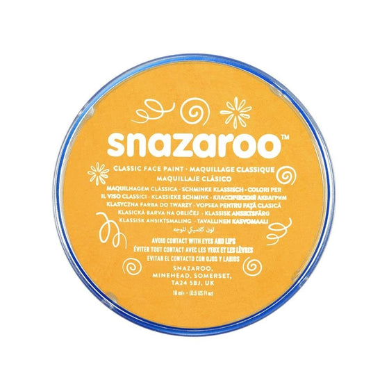 Snazaroo 1118244 Classic Face Paint, 18ml, Ochre Yellow