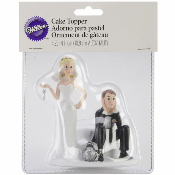 Wilton Ball and Chain Humorous Cake Topper