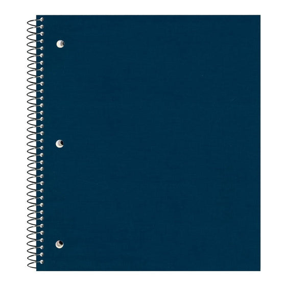 Natonal Brand Pressboard Cover Stuffer Notebook, College Ruled, Assorted Colors, Color May Vary, 1-Subject, 11 x 8.875 Inches, 100 Sheets (31098)