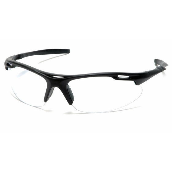 Pyramex Safety Avante Eyewear, Black Frame, Clear Lens