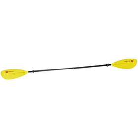 Synthetic Kayak Paddle with 7" x 18" Yellow Asymetrical Spoon Blades