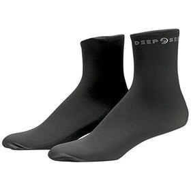 Deep See Elastain Fin Socks, Black