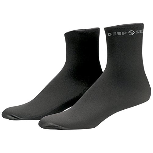 Deep See Elastain Fin Socks, Black