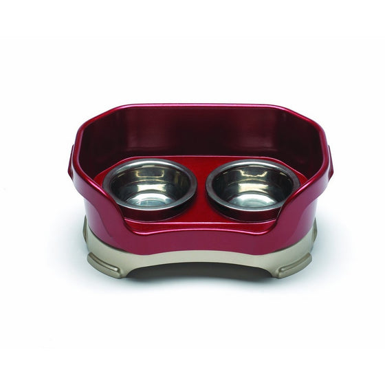 Neater Feeder Deluxe for Cats - Cranberry