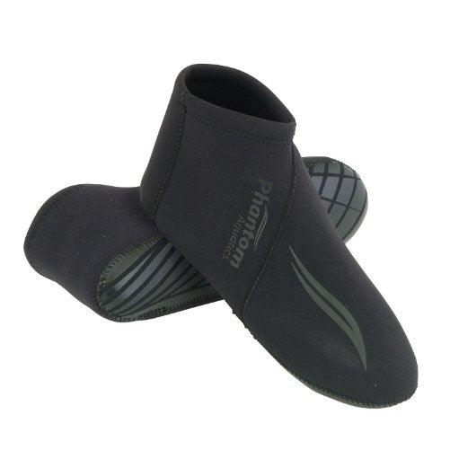 Deep See Low Tide Dive Socks, Black, Size 8-9