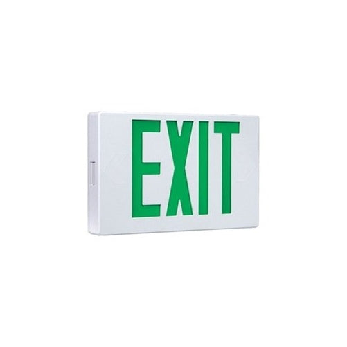 Exit Sign, 3.0, Green, 7-1/2 in. H