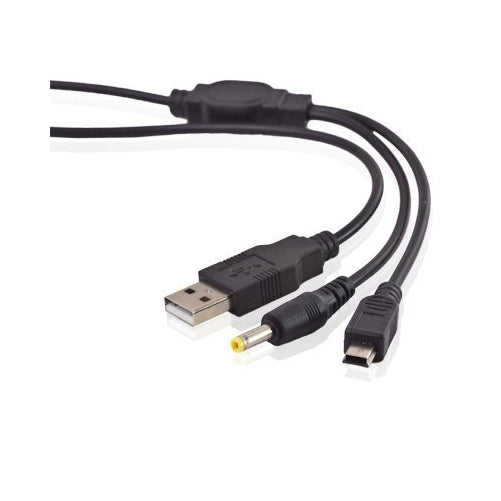 2IN1 USB DC Power Charger & Data Trabsfer Cable for Sony PSP 1000 2000