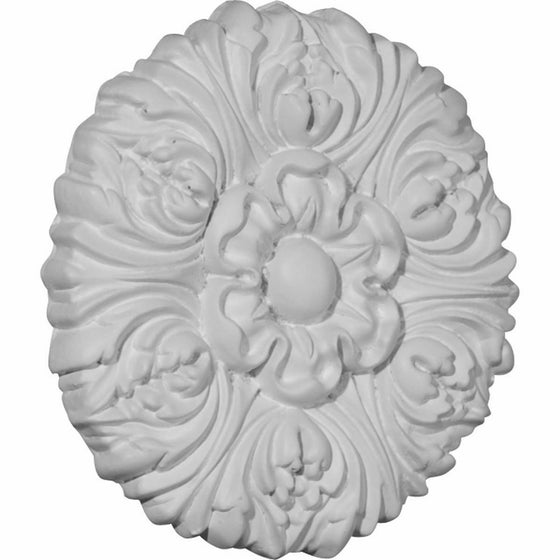 Ekena Millwork ROS03X03FL 3 7/8-Inch Od X 1/2-Inch P Floral Rosette