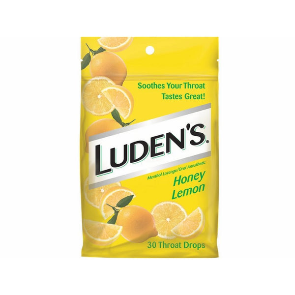 Ludens Honey Lemon Bag Size 30ct Luden'S Ludens Honey Lemon Bag 30ct