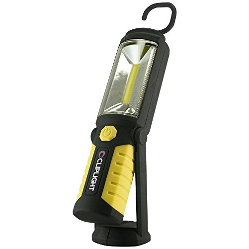 Cliplight Pivot Advanced LED Technology Work Light & 5 LED Flashlight, Pivoting, Magnetic & Clip - 240 Lumens, Camping, Hunting, Fishing, Hiking, Backpacking, Car Repair, Emergency, Gift for Dad, Christmas Gift, Stocking Stuffer