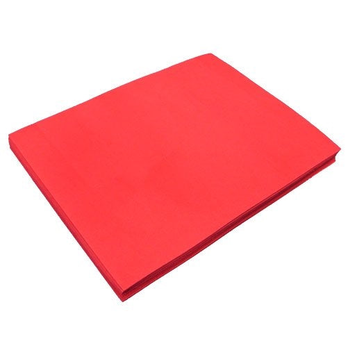 Red Fun Foam Sheet 9" X 12" X 1/16" Thick (12 Pcs/Pack)