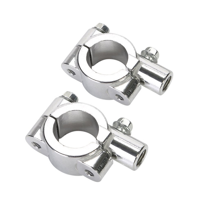 OSAN Universal Motorcycle Handlebar Mirror Mount 10mm 7/8 Aluminum Clamp