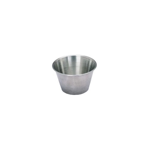 Set of 12 Stainless Steel Sauce Cups 1.5" tall x 2.25" opening diameter