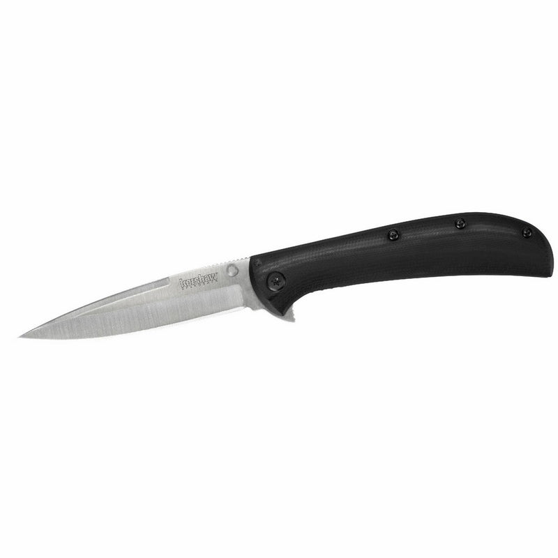 Kershaw 2160291 2330X Am-4 Assist BLD Open Blade G10 Handle Plain Knife, Black, 3-1/2"/7-3/4"