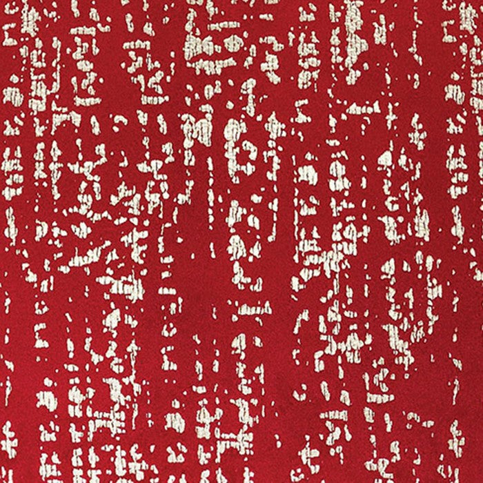 20 X 20 Inches Shimmering Velvet Accent Pillow, Set of 2, Red and Silver