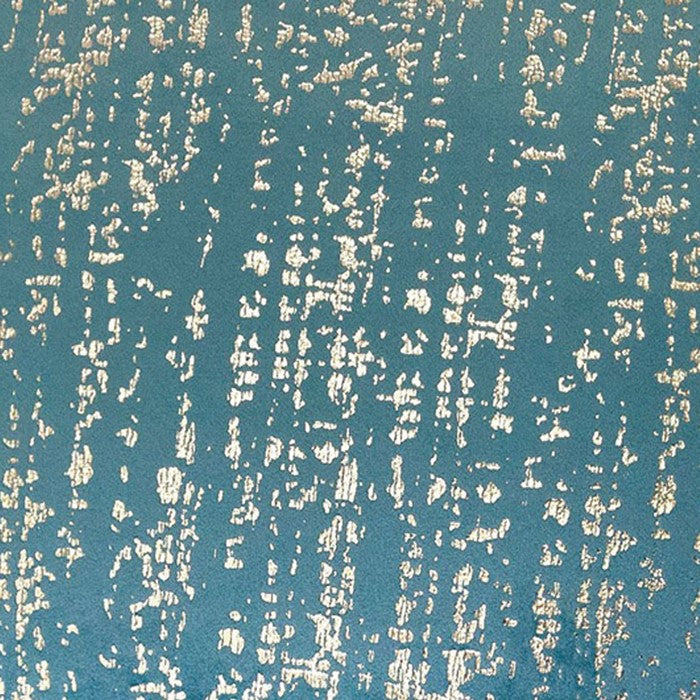 20 X 20 Inches Shimmering Velvet Accent Pillow, Set of 2, Teal Blue and Silver