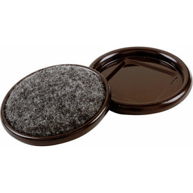 Shepherd Hardware 9090 1-1/4-Inch Carpet Base Furniture Cups, 4-Pack