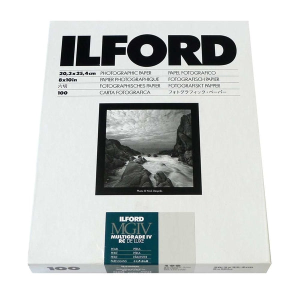 Ilford B&W Paper 8X10 Multigrade IV 100 Pack (Pearl)