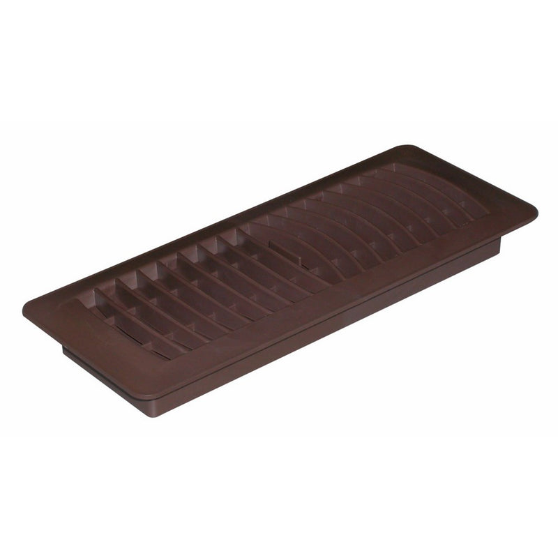 Imperial 2-1/4" x 12" Louvered Floor Register, Brown, RG1451