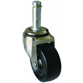 Shepherd Hardware 9193 2-Inch Stem Caster with 7/16-Inch Stem Diameter, 80-lb Load Capacity