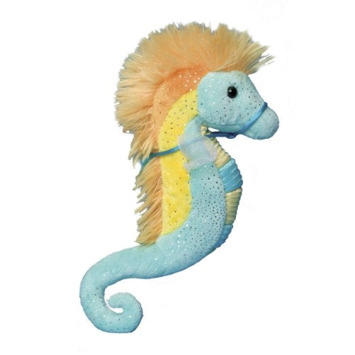 Turquoise and Yellow Sea Horse Plush