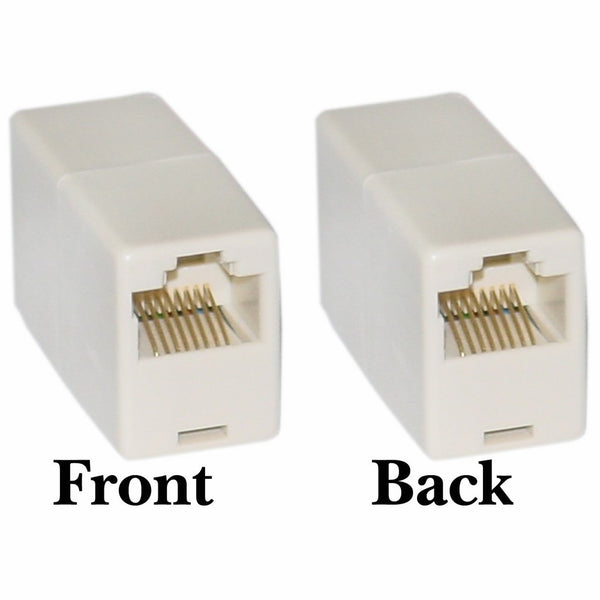 RJ45, 8P8C, (Straight) Telephone Inline Coupler