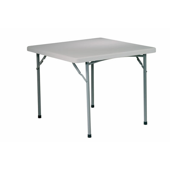 Office Star Resin Multipurpose Square Table, 3-Feet