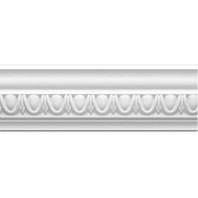 Focal Point 23135 4 1/8-Inch Classic Egg and Dart Crown Moulding 4 1/8-Inch by 8 Foot, Primed White, 8-Pack