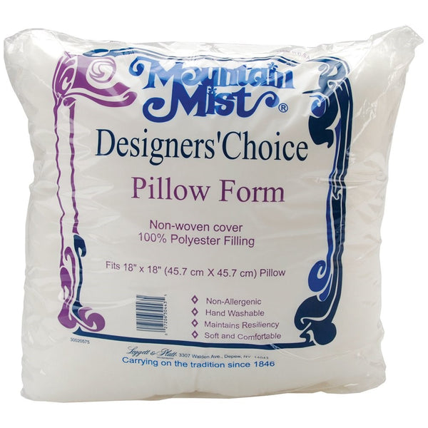 Mountain Mist Designer's Choice Pillowforms, 18-inch-by-18-inch