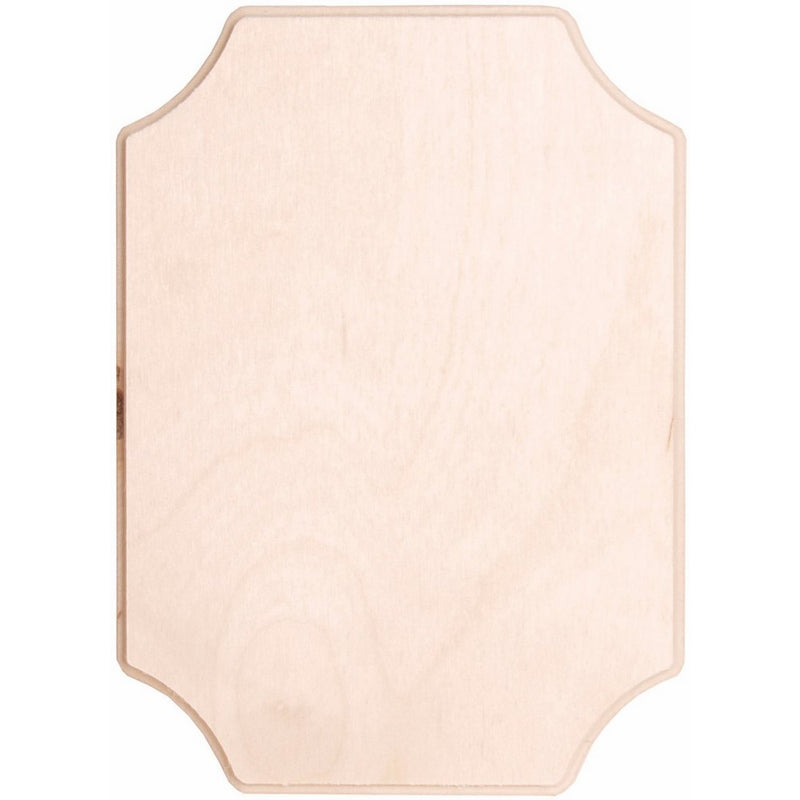 Walnut Hollow 24622 Baltic Birch French Corner Plaque, 5 by 7-Inch