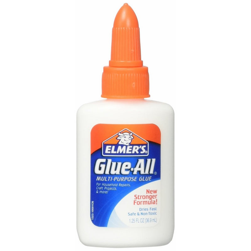 Elmer's E1323 Glue-All Multi Purpose Glue, 1.25 oz Bottle (Pack of 12)