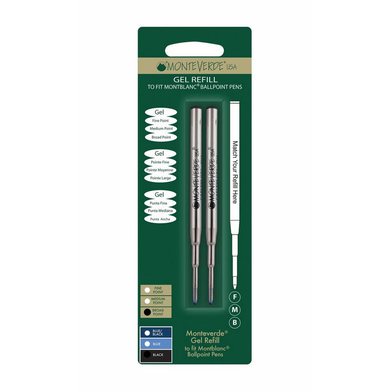 Monteverde Metal Gel Refill, Black (M442BK)