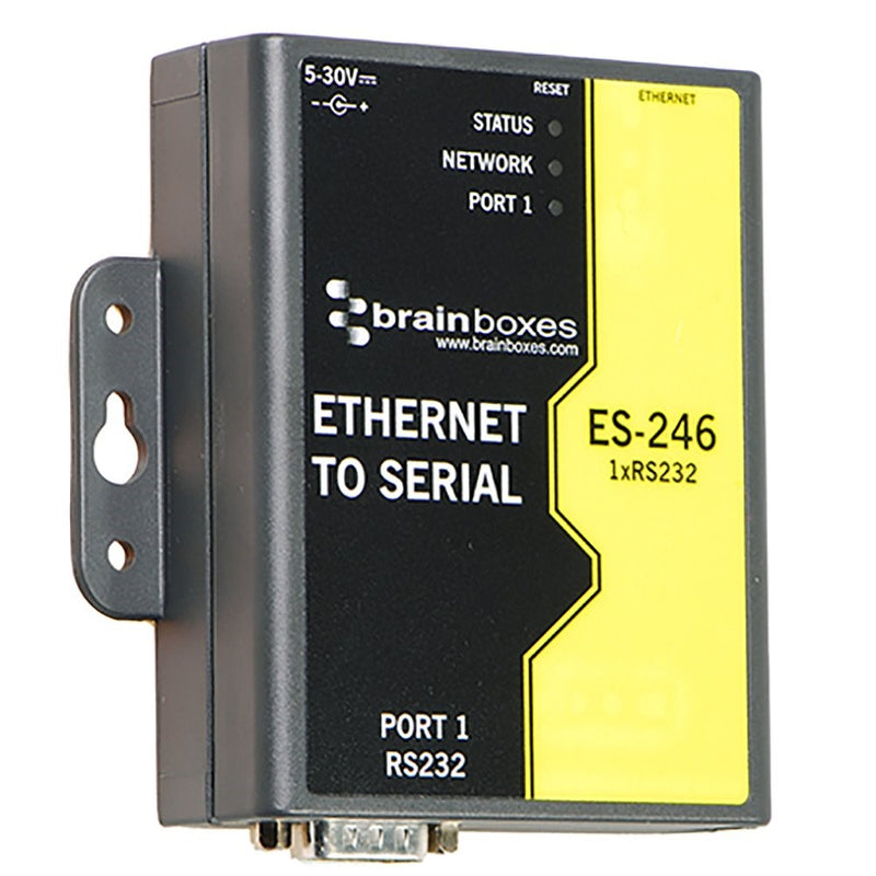 Brainboxes Device server - 10Mb LAN, 100Mb LAN, RS-232 (ES-246)