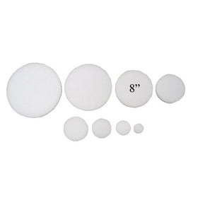 8" x 1" Styrofoam Arts & Crafts Discs Circles (12 Pack)