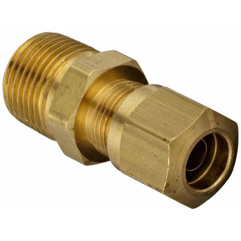 EATON Weatherhead 1468X6 Air Brake Tubing Male Connector, 3/8" Tube OD, 1/4" Male Pipe Thread