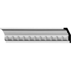 Ekena Millwork MLD02X02X03BL2 1/4-Inch H x 2-Inch P x 3 1/8-Inch F x 94 5/8-Inch LCrown Molding