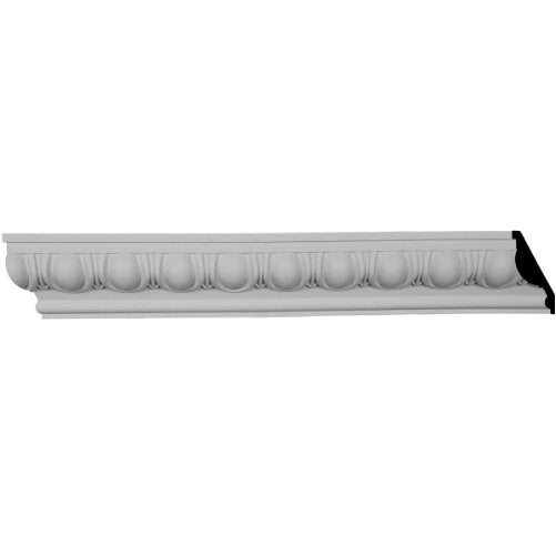 Ekena Millwork MLD04X02X05EG4 3/4-Inch H x 2 3/8-Inch P x 5 1/4-Inch F x 96-Inch L Egg and Dart Crown Molding