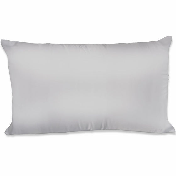 Spasilk 100-Percent Silky Satin Hair Beauty Pillowcase, Standard/Queen, Silver