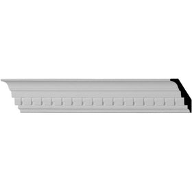 Ekena Millwork MLD03X02X03DE 3-Inch H x 2-Inch P x 3 5/8-Inch F x 94 1/2-Inch L Dentil Crown Moulding