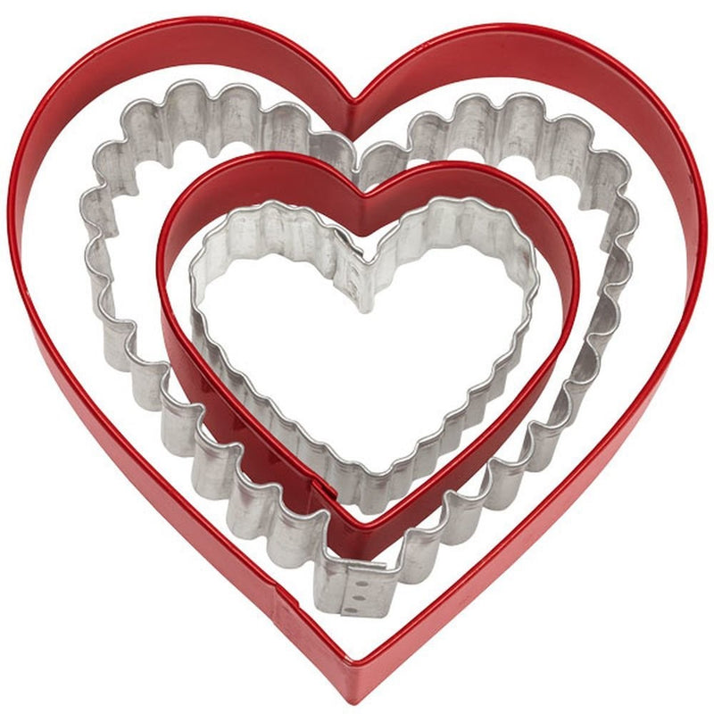 Wilton 2308-4441 Nesting Heart Cookie Cutters, Set of 4