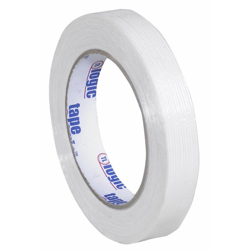 Tape Logic 1550 Super Duty Filament Tape, 320 lbs Tensile Strength, 60 yds Length x 3/4" Width, Clear (Case of 12)